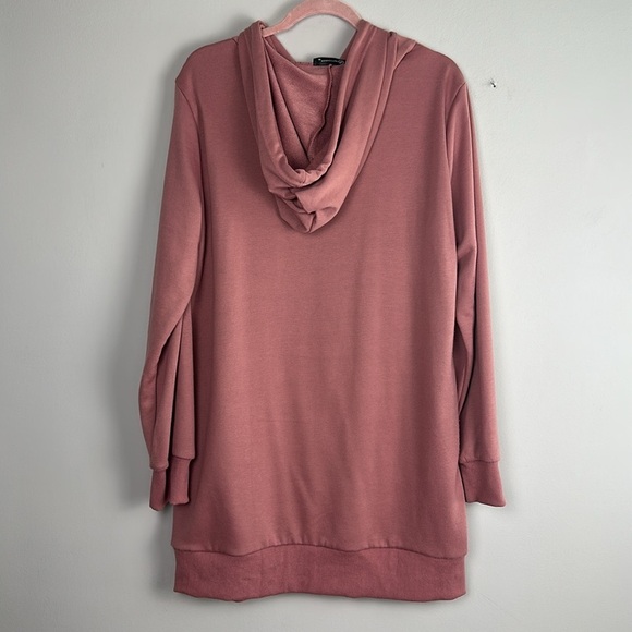 PRETTYGARDEN Womens Hooded Sweatshirt Dress Long Sleeve Pullover Hoodie Size XL - Picture 11 of 16